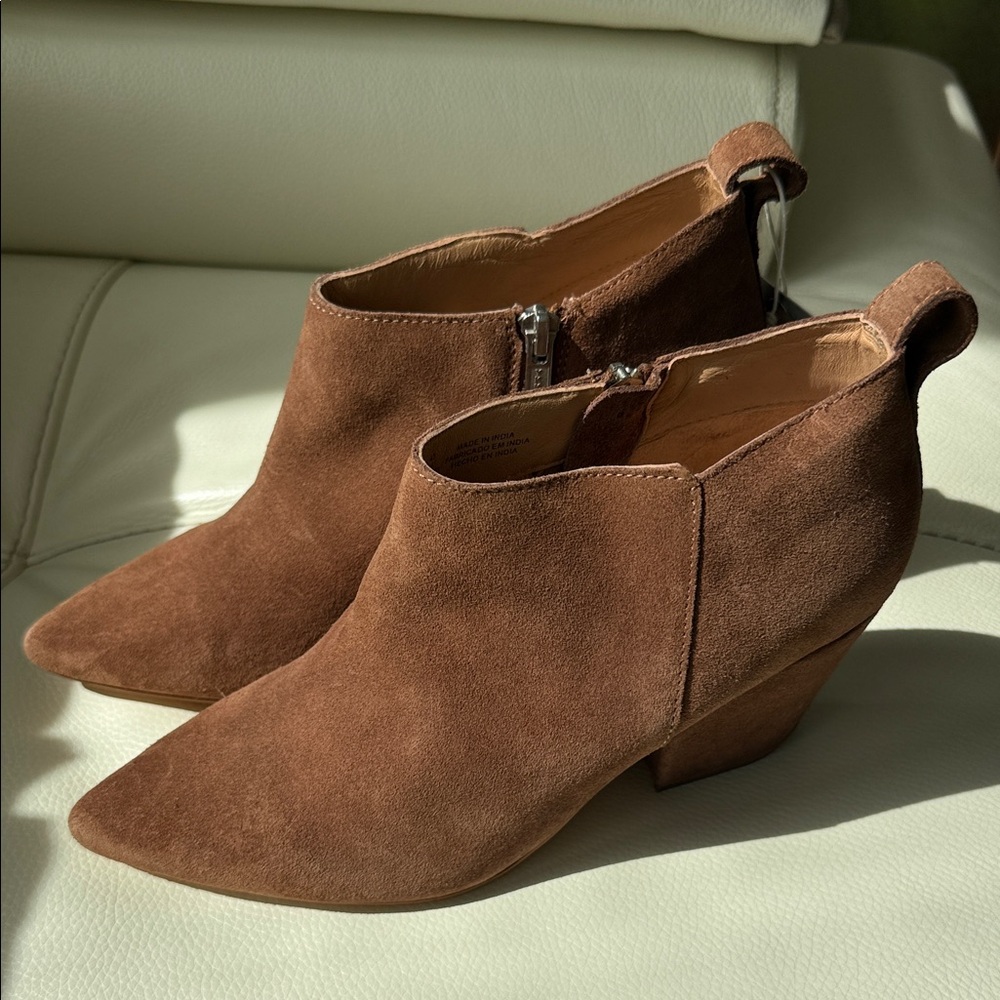 H&M Real Suede Ankle‎ Booties